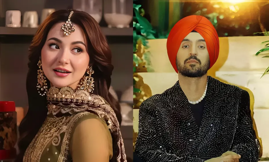 Hania Aamir and Diljit Dosanjh