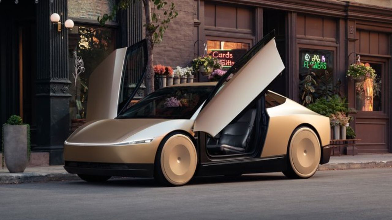 Elon Musk Unveils Tesla's 'Cybercab' at Robotaxi Event in California