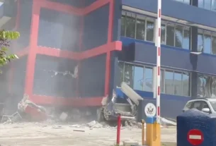 US Embassy damage