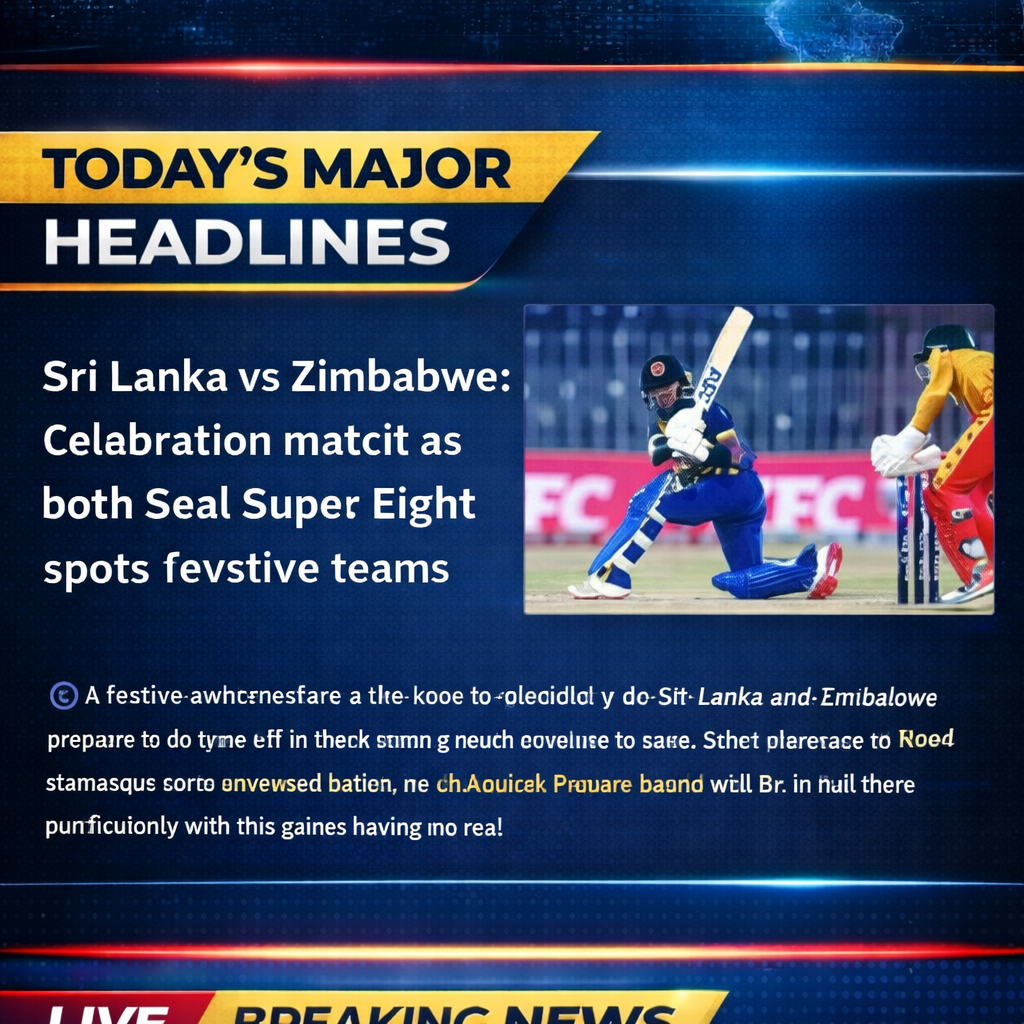 Sri Lanka Zimbabwe clash