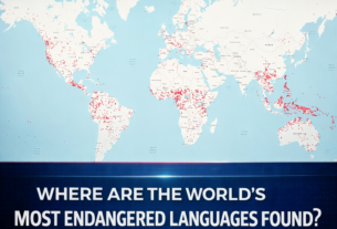 World endangered languages chart