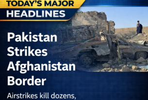 Pakistan strikes Afghanistan border